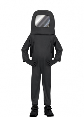 Fantasia de astronauta infantil negro impostor