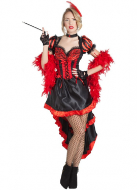 Can Can Dancer Costume for Women