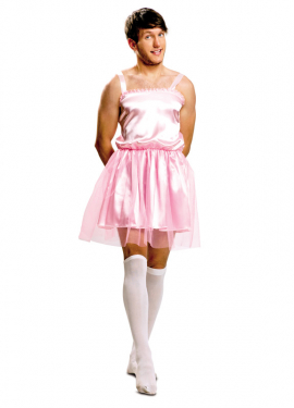 Pink ballerina costume for men
