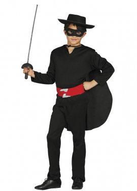 Fato de bandido mascarado para menino