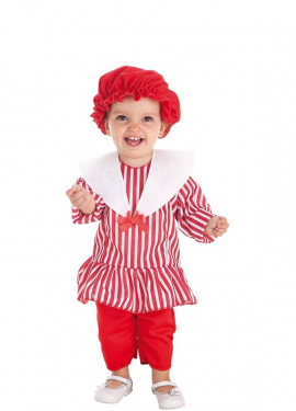 Fato de banho listrado para bebé