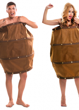 Fato de barril adulto