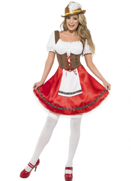 Fato bávaro para mulher na Oktoberfest
