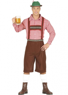Fato de Oktoberfest bávaro para homem