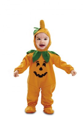 Fato de abóbora para bebé