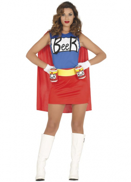 Fato de cerveja para mulher