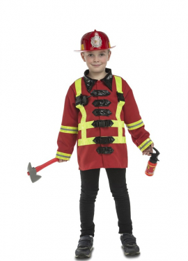 Fato de bombeiro com acessórios para crianças