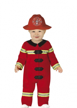 Fato de bombeiro bebê