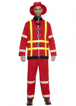 Fato de bombeiro para homem