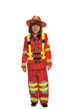 Fato de bombeiro para menino