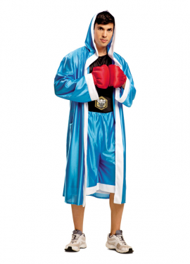 Fato de Boxer azul para homem