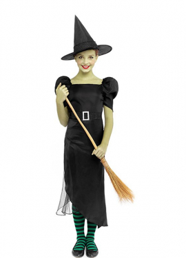 Fato de Bruxa do Oriente para menina