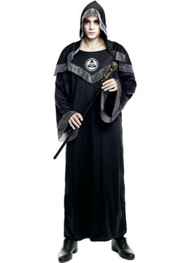 Fato de bruxa para homem