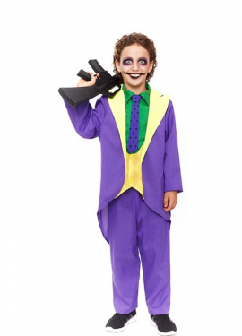 Fato de bobo risonho para criança