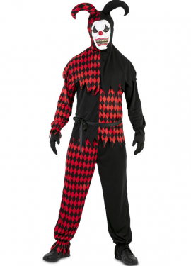 Sinister Jester costume for men