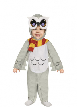 Fato de coruja com lenço para bebês