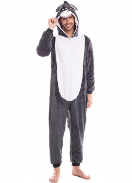 Fato de burro cinzento para homem