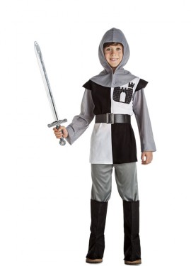 Black Medieval Knight Costume for children and babies