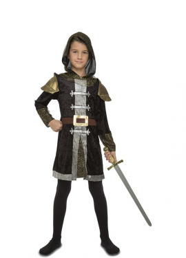 Fato de cavaleiro medieval para menino