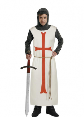 White Knight Templar costume for children