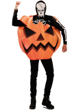 Skeleton Pumpkin Costume for Men