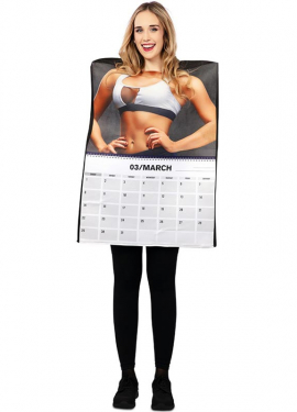 Traje de calendário para mulheres