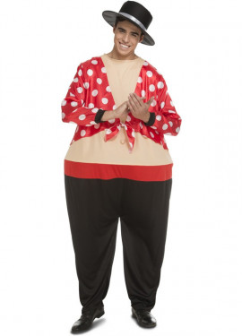 Chubby Flamenco Singer Costume for Men