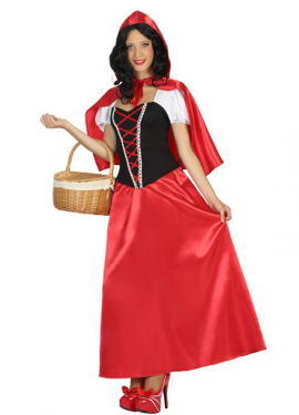 Fato de Chapeuzinho Vermelho para mulher