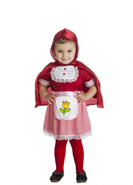 Fato de Chapeuzinho Vermelho para menina e bebê