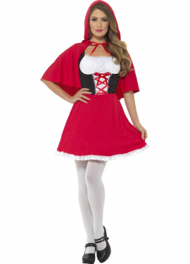 Fato de Chapeuzinho Vermelho para mulher