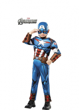 Fato de Capitão América Deluxe para meninos