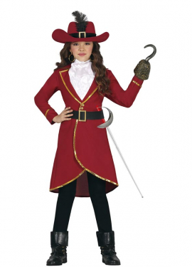 Fato de Capitão Corsário Pirata para criança