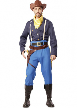Traje masculino do Capitão Wayne Sétima Cavalaria
