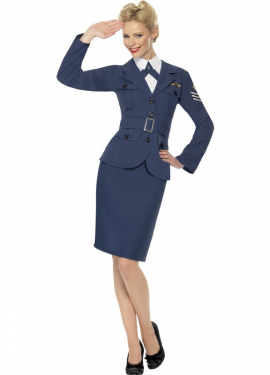 Fato de capitão da força aérea para mulher