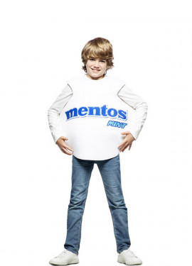 Fato de menta Candy Mentos para menino