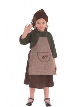 Chestnut Tree Autumn Costume for Girl