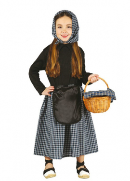 Castañera costume for girls