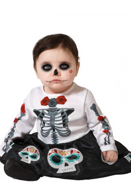 Fato de Catrina para bebé e menina