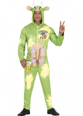 Men's Cow Cool Beer Costume