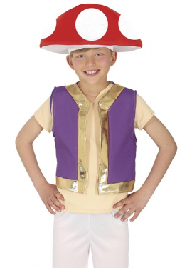 Mushroom or Video Game Mushroom Costume for children