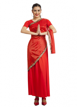 Fato de Bollywood menina para mulher