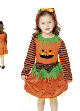 Fato de menina abóbora para menina