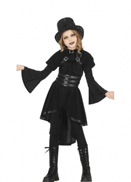 Dark Gothic Girl Costume for Girls