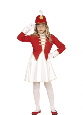 Fato de Majorette menina com vestido para menina