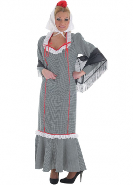 Fato de Chulapa de Pata de Gallo para mulher