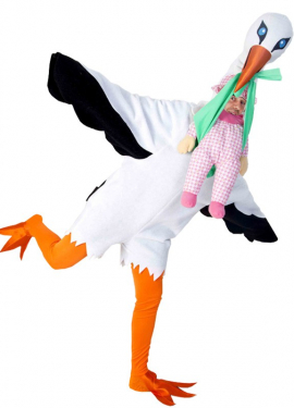 Stork costume for adults