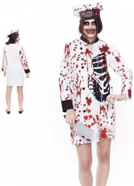 Zombie Cook Costume for Women