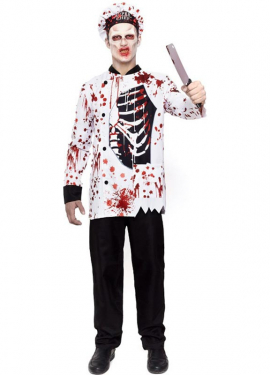 Zombie Chef Costume for Men