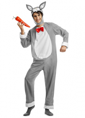Gray Rabbit Costume for Men