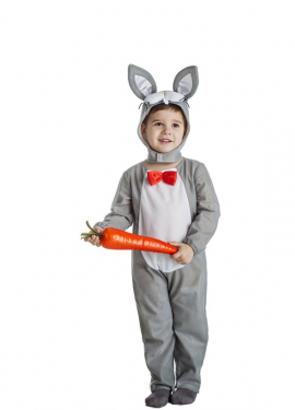 Gray Rabbit Costume for children